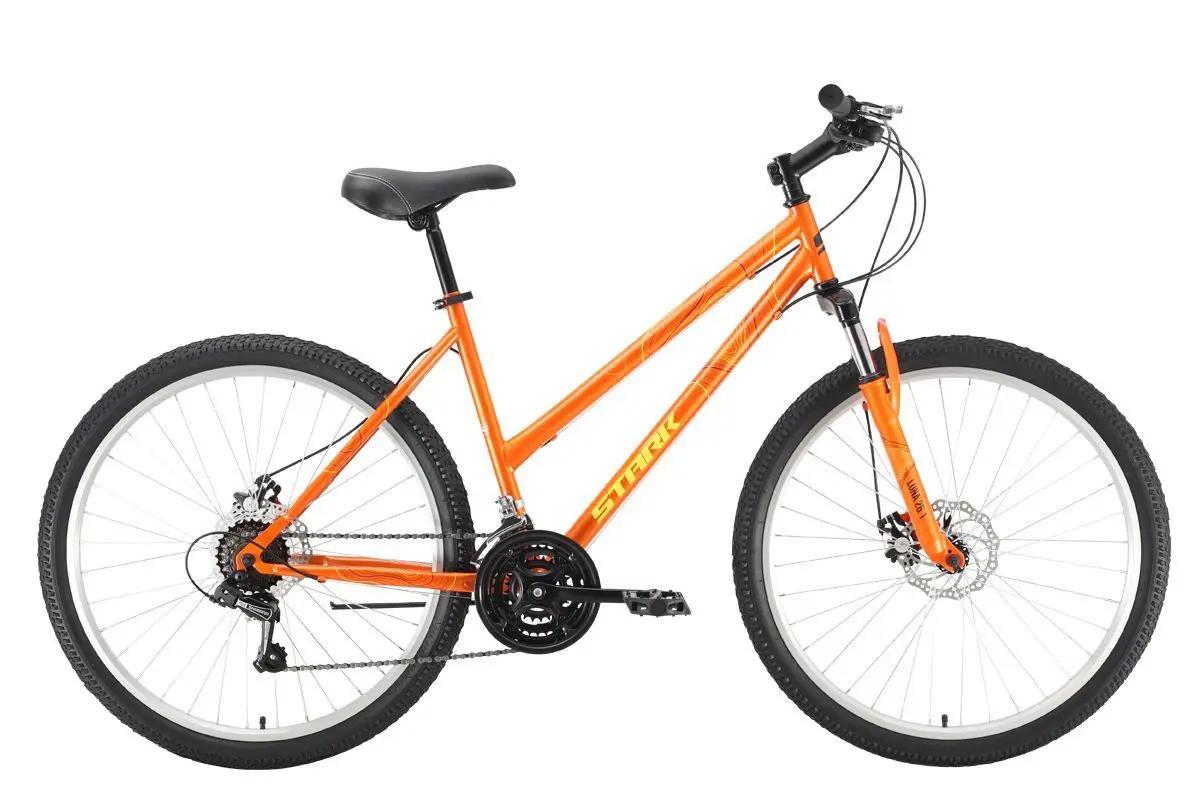Велосипед Stark Luna 26.1 D Steel (2022) фиолетовый/голубой 16&quot |