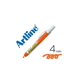 

ARTLINE fluorescent CLIX marker EK-63 orange beveled tip 4 MM