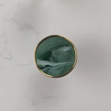 Furniture-Handles Door-Knobs Drawer Pulls Cupboard Shell-Resin Cabinet Kitchen Brass