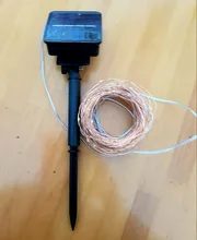 Lamp Fairy-Lights Garden-Decoration Solar-String Outdoor Garland Christmas-Wedding Waterproof