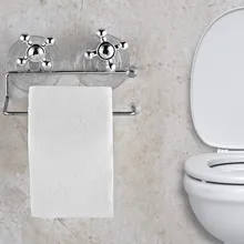 Вешалка для туалетной бумаги с присоской металлический держатель для туалетной бумаги, клейкая туалетная бумага