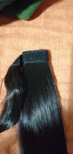 S-noilite-Extensión de cabello sintético para mujer, coleta de 17 /23/26 con Clip largo envolvente, cola de caballo falsa