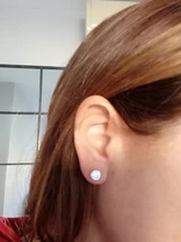 Stud-Earring 925-Sterling-Silver Kids 925-Jewelry-Gift Trustdavis Women 5mm Round CZ