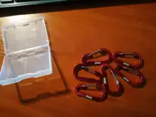 Carabiner Keychain Hook Lock-Buckle Snap-Clip Fishing-Tool Booms Aluminum-Alloy Climbing