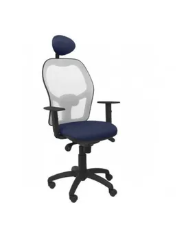

CHAIR WITH MESH BACK IN GRAY BALI NAVY BLUE WITH HEADBOARD