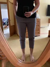 Pantalones de lino y algodón para mujer, pantalón harén holgado, informal, con cintura elástica, Color liso, para primavera y verano