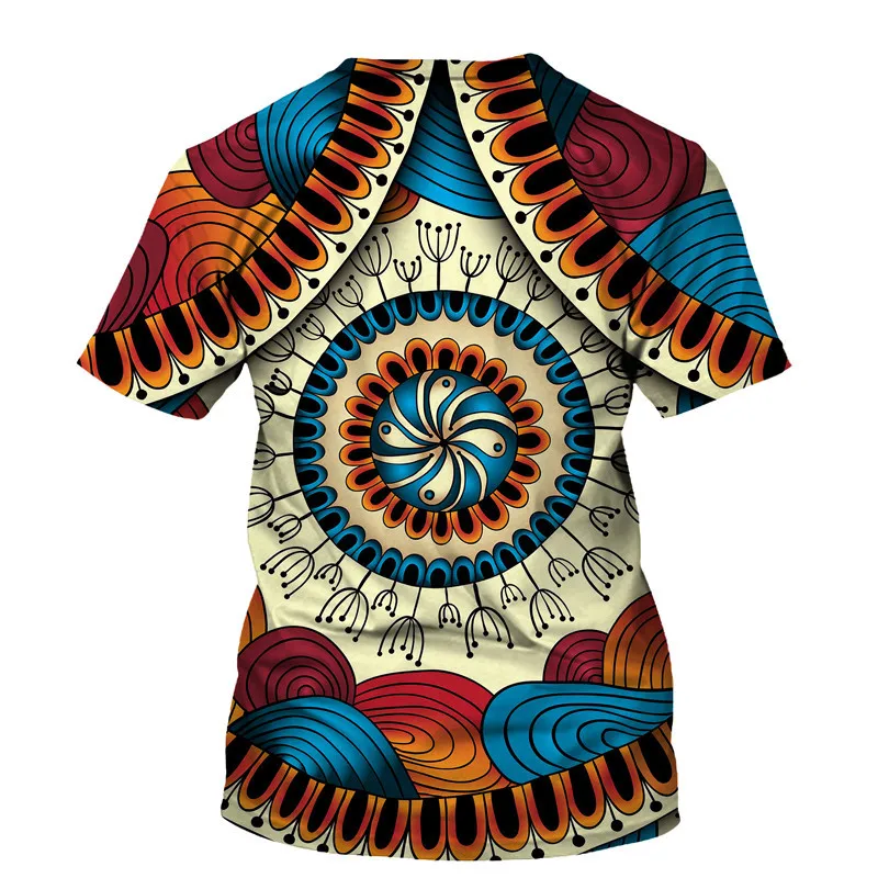 cool shirts for men Summer 3D African Print Men's/Women's T-Shirt Casual O Neck Short Sleeve Tee Top Vintage Style Dashiki Couple Streetwear Clothes men t shirts