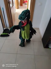 Dinosaur Pajamas Winter Kids Boy Cartoon Childrens Flannel Girl Warm with Hat New One-Piece