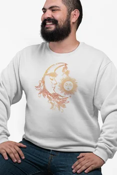 

Angemiel Wear Moon And Sun White Men 'S Sweatshirt