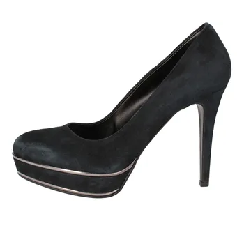 

ALBANO women's pumps blue suede