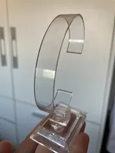 Soporte de exhibición de reloj de pulsera de plástico de 10 Cm, venta de soporte de caja de exposición, herramienta de embalaje de joyería transparente, reloj con control de peso Total