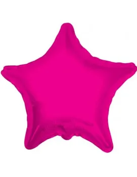 

Star balloon 91cm Hot Pink-Foil Polyamide-K3407436