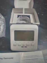 Temperature-Controller Floor-Heating-Room for Weekly Programming-Anti-Jamming White Backlight