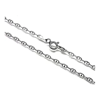

Chain 925 sterling silver m lisa 50cm. Forced Marine thread 0.50mm. [AB0439]