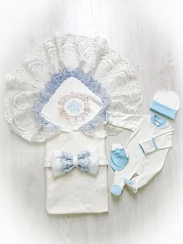 

Комплект на выписку 5-ти предметный ЛЕТО Комплекты на выписку и для прогулок 0-6 мес