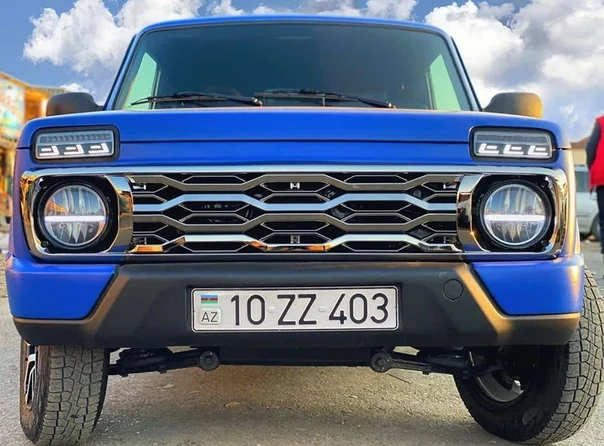 Решетка радиатора Нива тюнинг Lada 4x4|Передние и радиаторные решетки| |