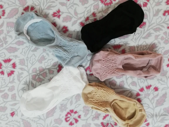 Women's Short Socks 5 Pairs Set