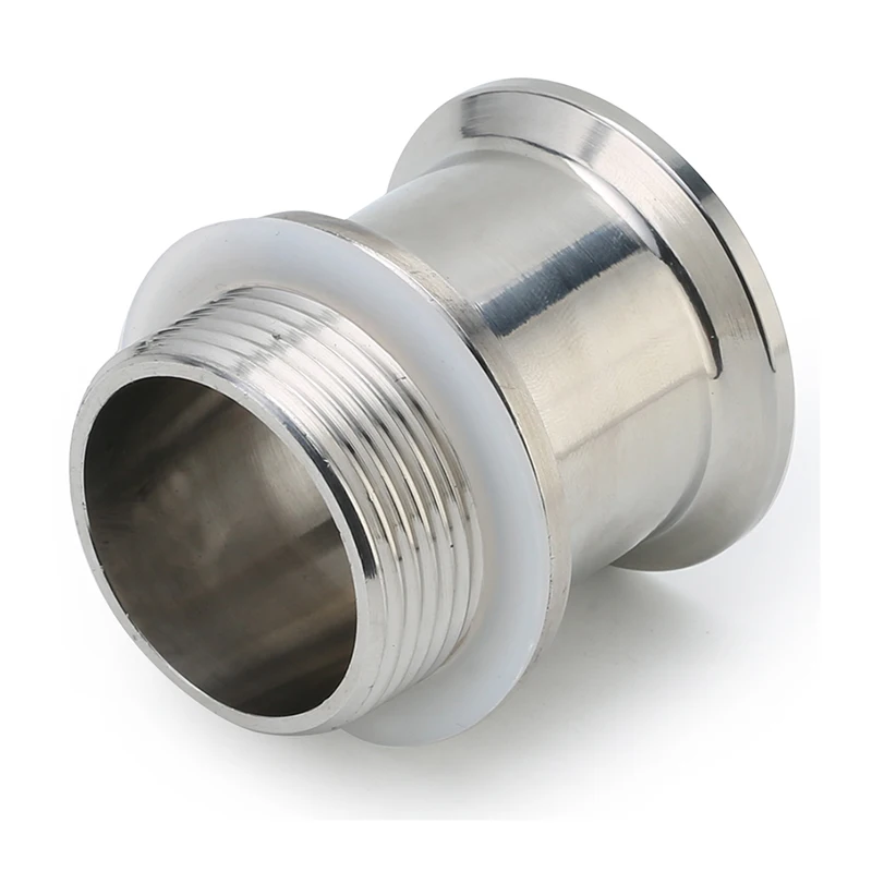 Adapter External Thread Dn40 (1 1/2") 48mm X Triclamp 2" Od64 With