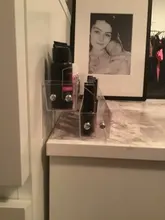 Organizador de exhibición de esmalte de uñas acrílico, 2-3-4-5-6-7 capas, manicura, cosméticos, soporte para presentación de joyería, caja de maquillaje de acrílico transparente