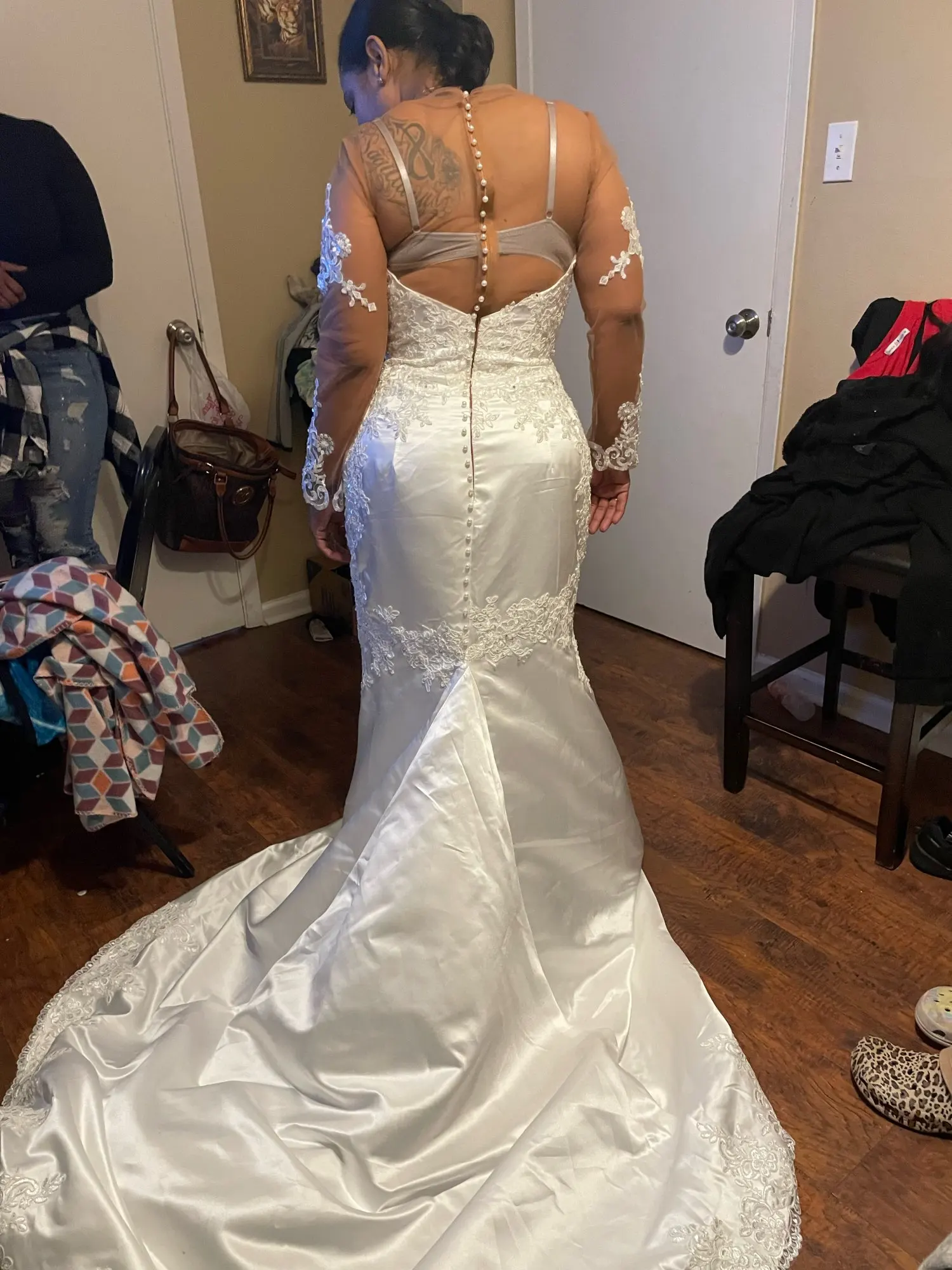 Aso Ebi Mermaid Wedding Dresses With 