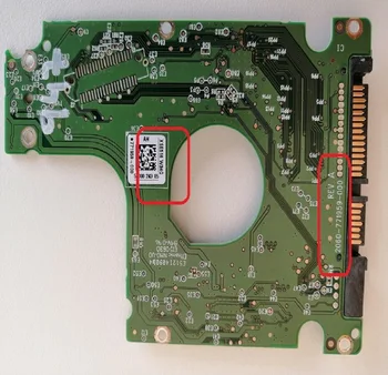 

Western Digital WD5000LPCX-24C6HT0 771959-000 AH 2060-771959-000 REV A Pcb Board
