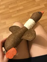 Dog-Toys Puppy Squeak Chew-Cleaning Plush Pet-Resistance Cat Cartoon Cloth Linen 33cm