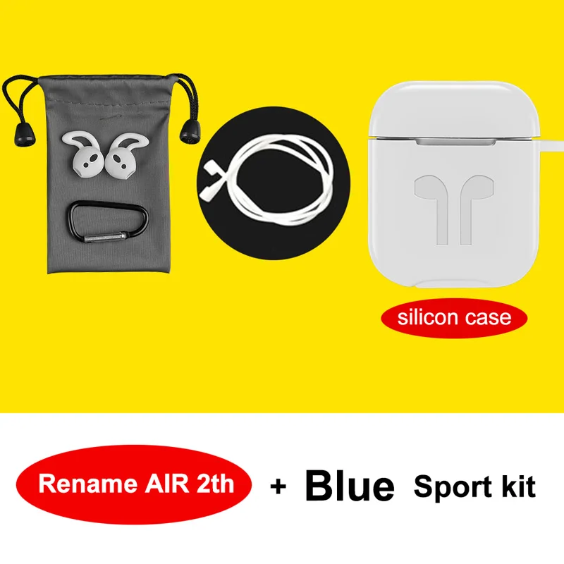rename white kit TWS AI изменение имени Bluetooth наушники беспроводные наушники обратный магнит в ухо обнаружения PK i7s i9s i10 i12 i30 i200 i500 i9000 tws - Цвет: rename white kit