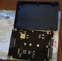 Sata-Adapter-Card Enclosure Computer SSD M.2 Ngff Io-M.2 Desktop/notebook Thickness 8mm