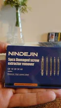 Bolt Extractor Drill-Set Stud-Remover-Tool NINDEJIN Broken Speed-Out 5pcs