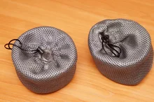 Cuenco de titanio Lixada con asas plegables, contenedor de comida para cena, para acampar al aire libre, senderismo, mochilero