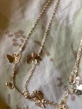 Modyle-collar con colgante de mariposa para mujer, joyería con diamantes de imitación brillantes, llamativo, gargantilla de cristal, para regalo