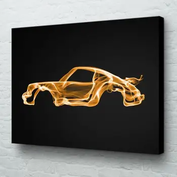 

1 Piece printed Painting car Framed Canvas Wall Art