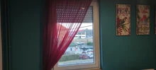 Curtains Drape-Panel Window-Screening Sheer Tulle Living-Room American-Style European
