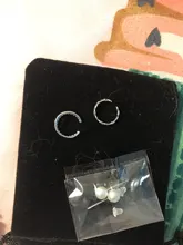 Luckydays-pendientes de Metal con Clip cruzado para mujer, 1 pieza, joyería coreana, para cartílago