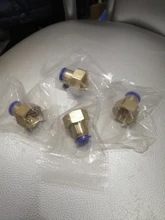 Conector de tubería de aire de 10mm, 12mm, 8mm, 6mm, manguera de 1/8 , 3/8, 1/2 , BSP, 1/4, rosca hembra de latón, conector neumático, empalme rápido