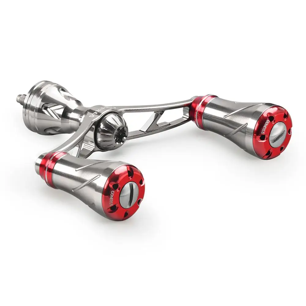 titanium red Gomexus CNC 72 мм силовая ручка для Shimano 1000-3000 спиннинговая катушка как описание - Цвет: titanium red