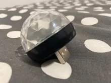 Luz LED USB para discoteca y escenario, bola de luz portátil para fiesta familiar, barra de luz colorida, lámpara de efecto de escenario para discoteca, iluminación para teléfono móvil, novedad