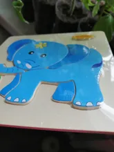 Rompecabezas 3D de madera Montessori para niños, juguete de rompecabezas de animales de dibujos animados, rompecabezas de madera para niños educativos bebé