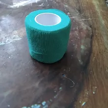 Vendaje elástico autoadhesivo desechable para mango con tubo de estiramiento, accesorios de tatuaje de Color aleatorio x1