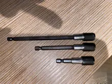 NEWONE-vástago hexagonal de 1/4 pulgadas, portapuntas de destornillador de liberación rápida, barra de extensión de 60mm, 100mm, 150mm