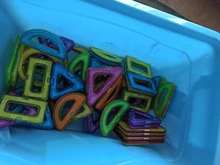 ZKZC-bloques de construcción magnéticos de gran tamaño para niños, juego de bloques de construcción de diseñador magnético, 180 Uds., Juguetes DIY para niños, regalos