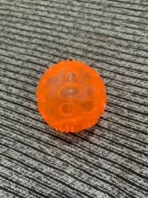 Juguetes de perro Durable Pet Squeak Chew inflable masticar goma de juguete de bolas de perros grandes Indestructible ejercicio entrenamiento juego