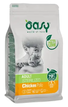 

Oasy dry cat adult sterilized for sterilizer. Cats with chicken x 1 pc