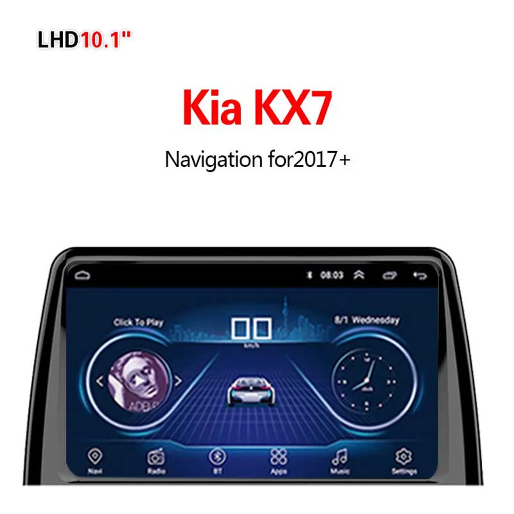 Lionet gps навигация для автомобиля Kia KX7+ 10,1 дюймов LK1008Y - Размер экрана, дюймов: WIFI 1G16G