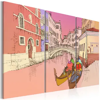

Table-Romantic gondolas-60x40