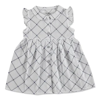 

ebebek For My Baby Summer Girl Verev Cotton Crew-Neck Dress