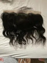 Beaudiva-extensiones de pelo ondulado brasileño con Frontal, extensiones de cabello humano de 34 y 36 pulgadas con cierre Frontal de malla