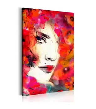 

Picture-woman surrounded by poppies