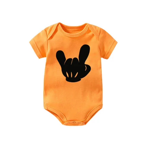 Culbutoind Rock Out mouse; подарок для душа для ребенка; для отдыха; для новорожденных; лучший день для всех; Одежда для мальчиков и девочек; боди - Цвет: Бежевый
