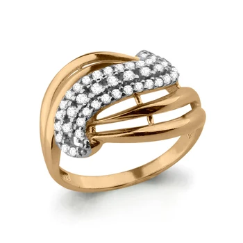 

Silver ring with cubic zirconia